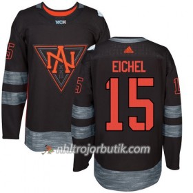 Nordamerikansk Tröja Jack Eichel 15 World Cup 2016 Svart Premier